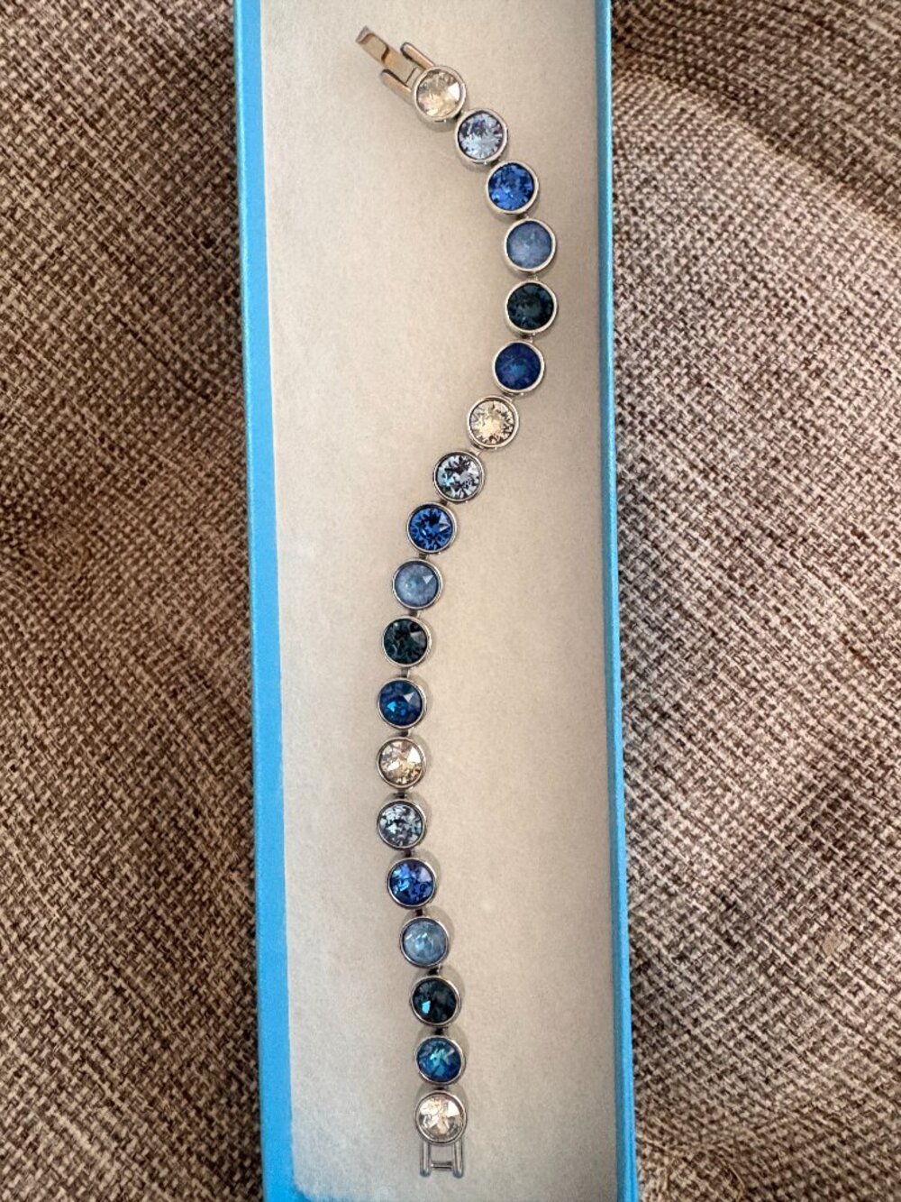 Touchstone Crystal Rain Ice Bracelet, new in box.